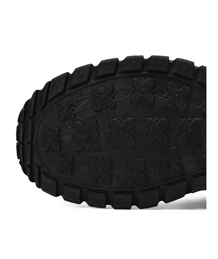 Herren Winter Warme High-Top-Stiefel Fleece-Gefütterte Schneeschuhe mit Drehverschluss Stoßfeste Schuhe mit Dicker Sohle – Detail 5