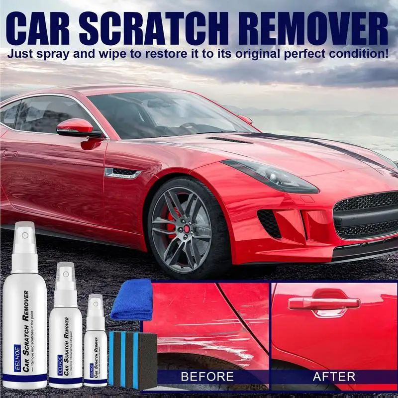 

30/50/100ml Car Scratch Repair Nano Spray Anti Scratch Hydrophobic Polish Nano Coating Agent Auto Paint Surface Care Polished