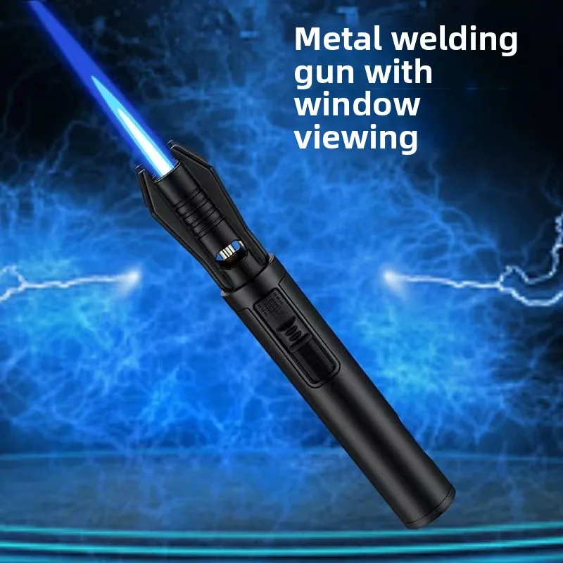 2026 Planet Lightsaber Butane Gas Lighter 360° Use Metal Outdoor Windproof Turbine Torch Jet Lighter Gun BBQ Welding Cigar Tool