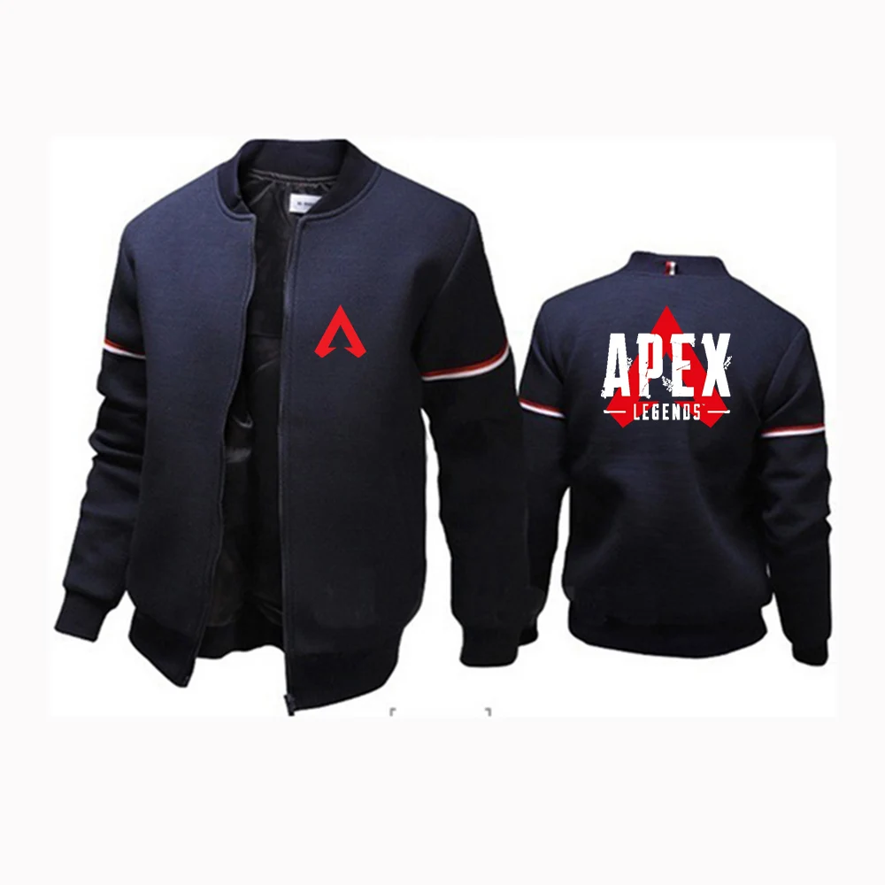 Apex Legends Game 2024 New Spring Autumn Short Men Flight Jacket Outwear Classic Coat Streetwear Comfortable Versatile Top