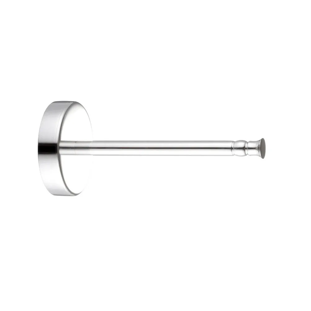 

Paper Towel Holder Kitchen Tissue Stand Rustproof Stainless Steel Safe Non Toxic Antiseptic Detachable Round Head