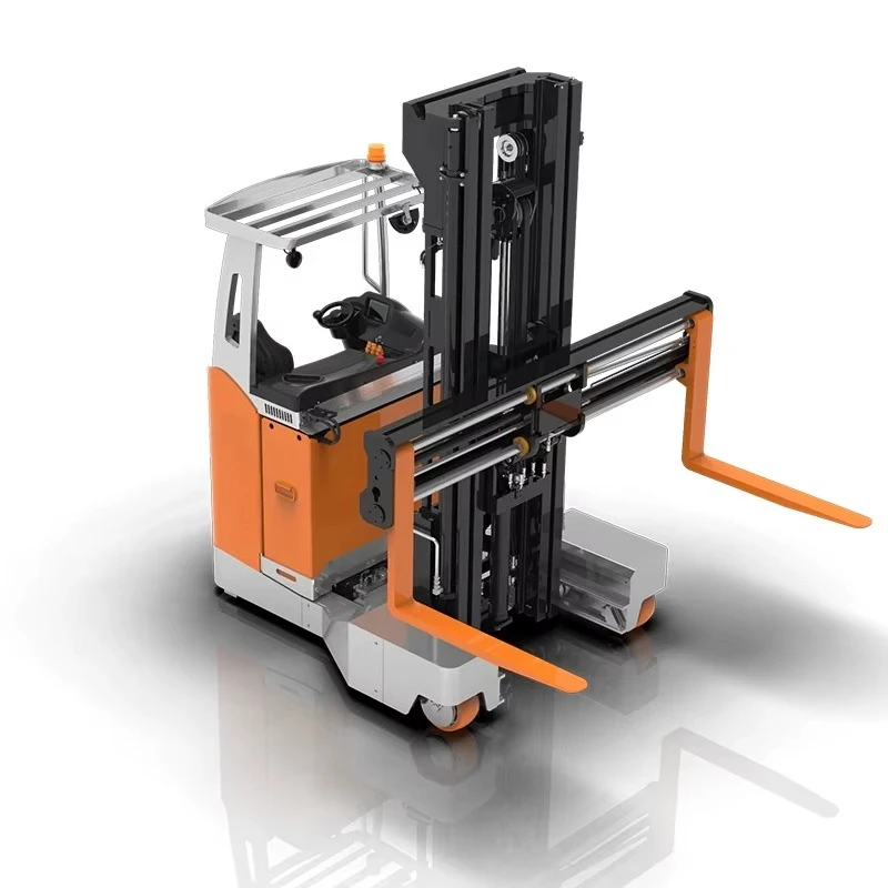Electric Multi Directional Forklift Truck Rotating Forks Pallet Stacker Pallet Packing