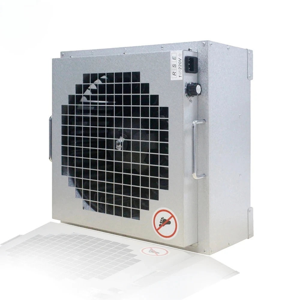 

Блок фильтрации вентилятора FFU, настраиваемый, очиститель воздуха, используемый для чистых помещений, медицинских, фильтрующих блоков, высокоэффективная фильтрация