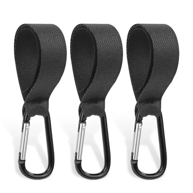1-8PCs baby stroller hook clip aluminum alloy carabiner cart organizer diaper bag shopping pram hook hanger stroller accessories
