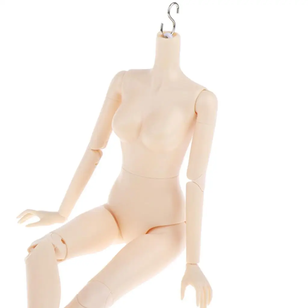 45 سنتيمتر دمى نباتية 1/4 BJD عارية دمية طفل كبير الصدر الإناث الكرة صوتها دمية الجسم DIY بها بنفسك لوازم الفتيات فستان لعب لعب الأطفال