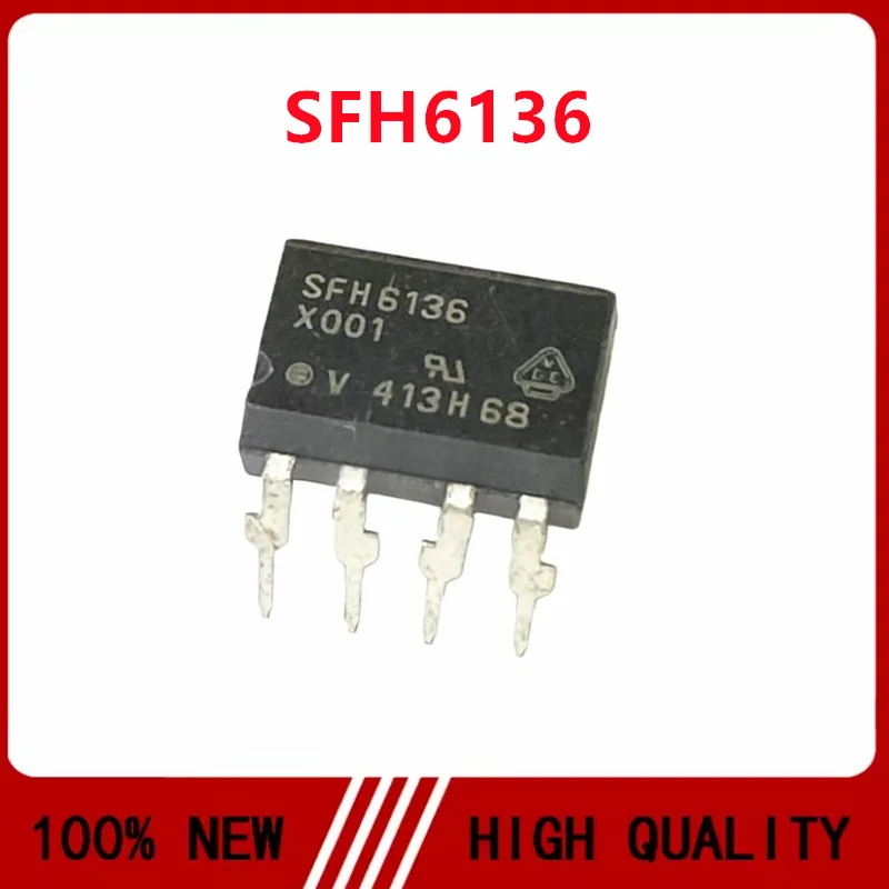 10PCS/LOT SFH6136 6136 DIP 8-pin plug-in high-speed optocoupler new original authentic spot fast delivery