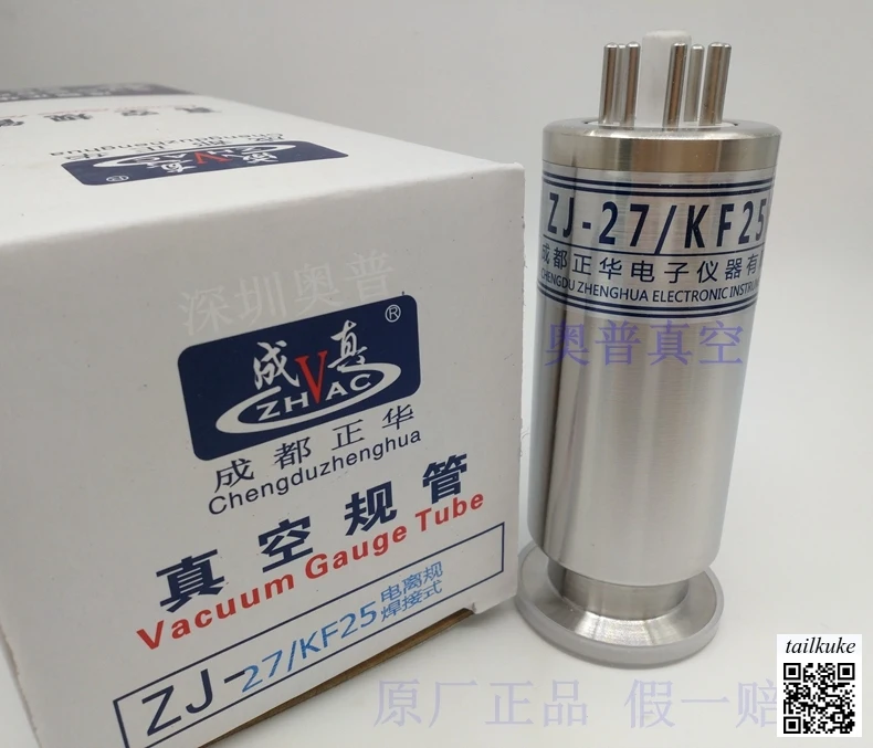 Chengdu Zhenghua Vacuum Gauge ZJ10B ZJ27 ZJ54 ZJ52T CF35 KF1016 KF25 Resistance Gauge Ionization Gauge