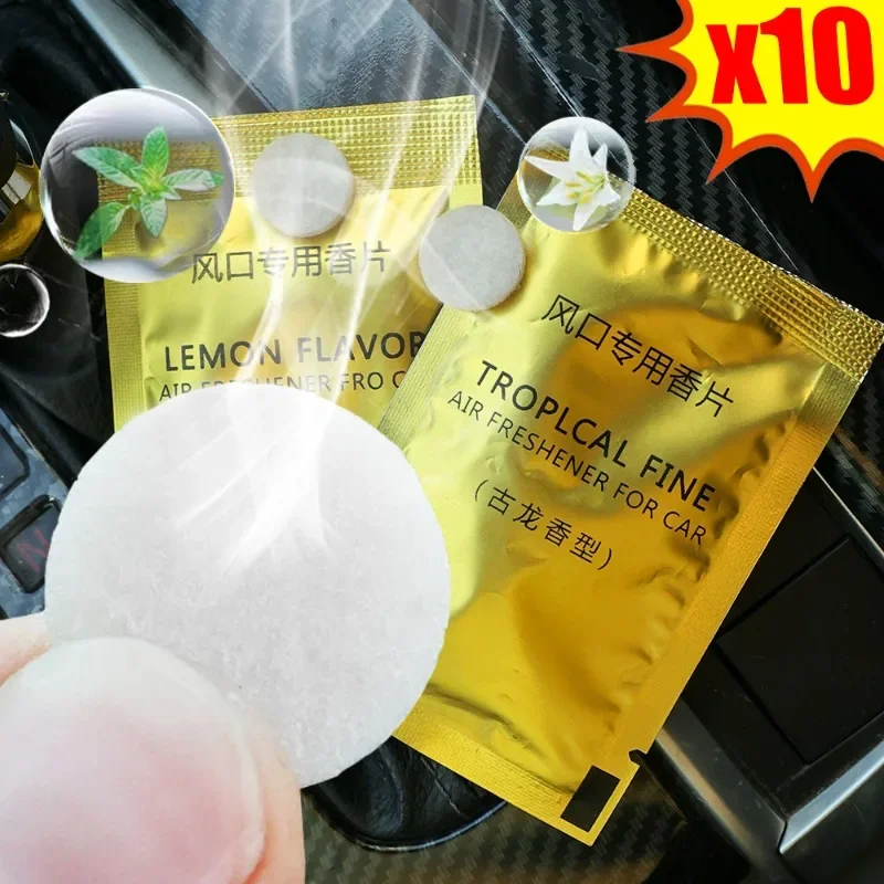 

Fragrance Tablets for Car Air Outlet Universal Air Freshener Car Vents Aromatherapy Clip Perfume Diffuser Fragrance Supplement