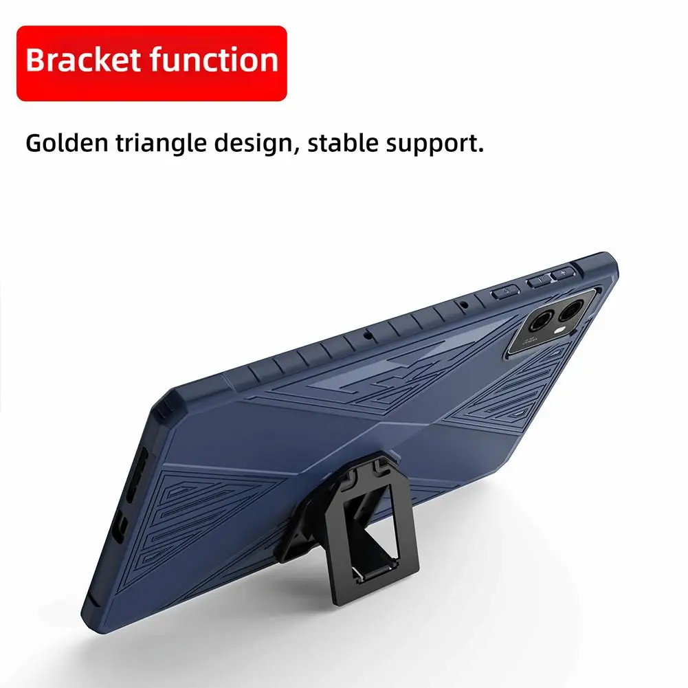 For Legion Y700 2025 Game Tablet Protective Cover With Bracket Anti-fall And Anti-scratch TPU Holder Back Cover