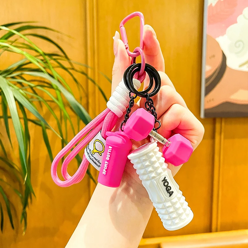 Health Wellness Gifts - Mini porte-clés haltères détachables pour femme,
