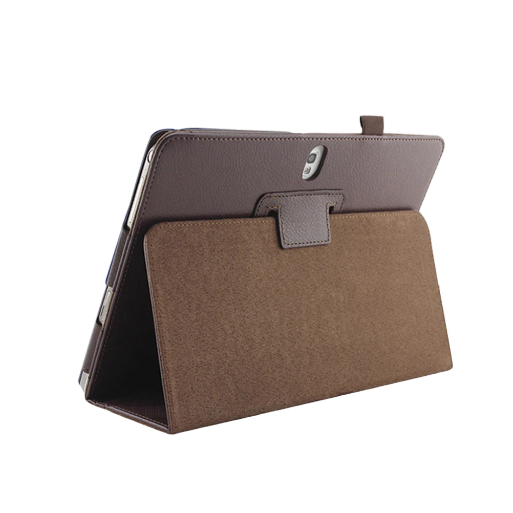 

Sweat Resistant Tablet Case for Galaxy Tab S 10 5 Inch Artificial Protective Case Flannelette Lining Foldable St Design