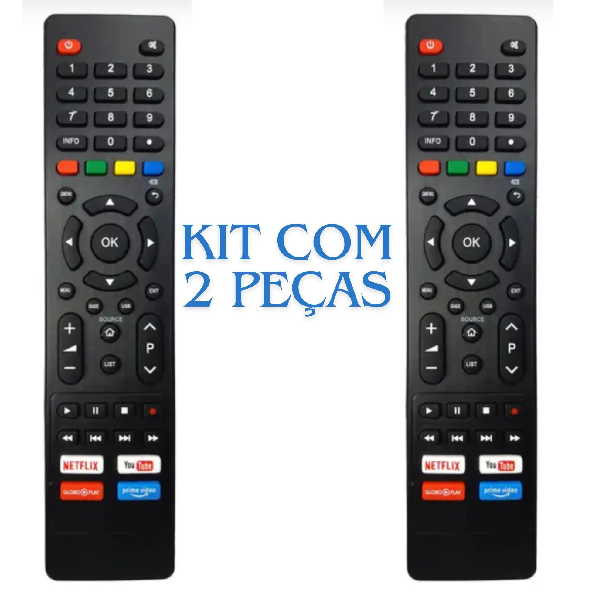 Kit 2 Controller Compatible with Philco Tv PH43N91DS9W PTV32G52