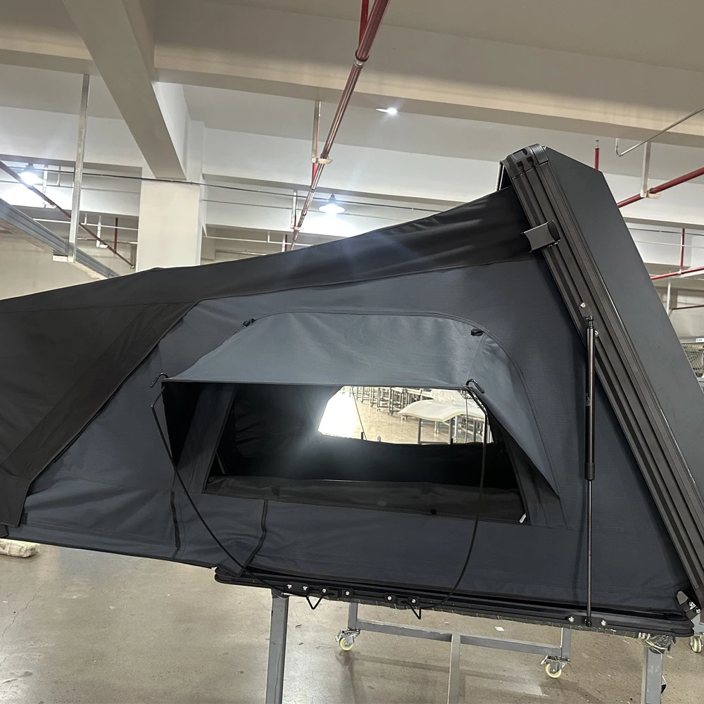 NEW Style Aluminum Hard Shell Car Roof Top Tent Convenient Folding Four-season Quick Automatic Opening One Bedroom