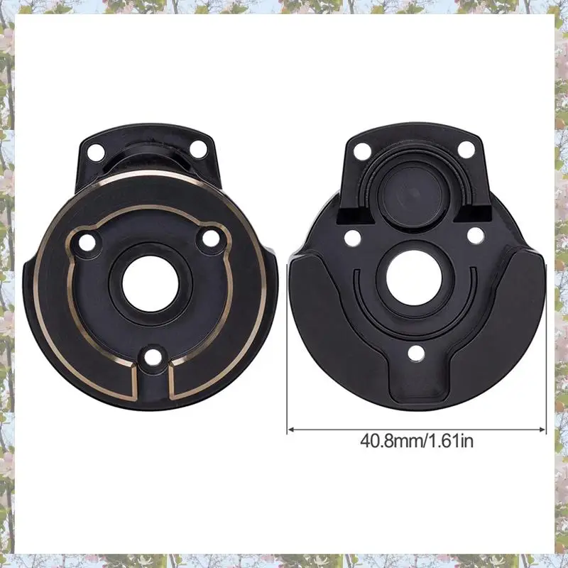 

T84C-Front Portal Axle Brass Knuckle Cover Weights For 1/10 RC Crawler Vanquish VRD VS4-10 Phoenix LCG Upgrade