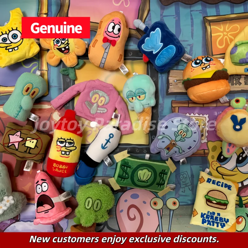 guaranteed, Original Sponge Bob Square Pants bikini bottom Chain 2 made Chain Bags The surprises the closed, Doll Hanger Velvet as a gift for the collectors