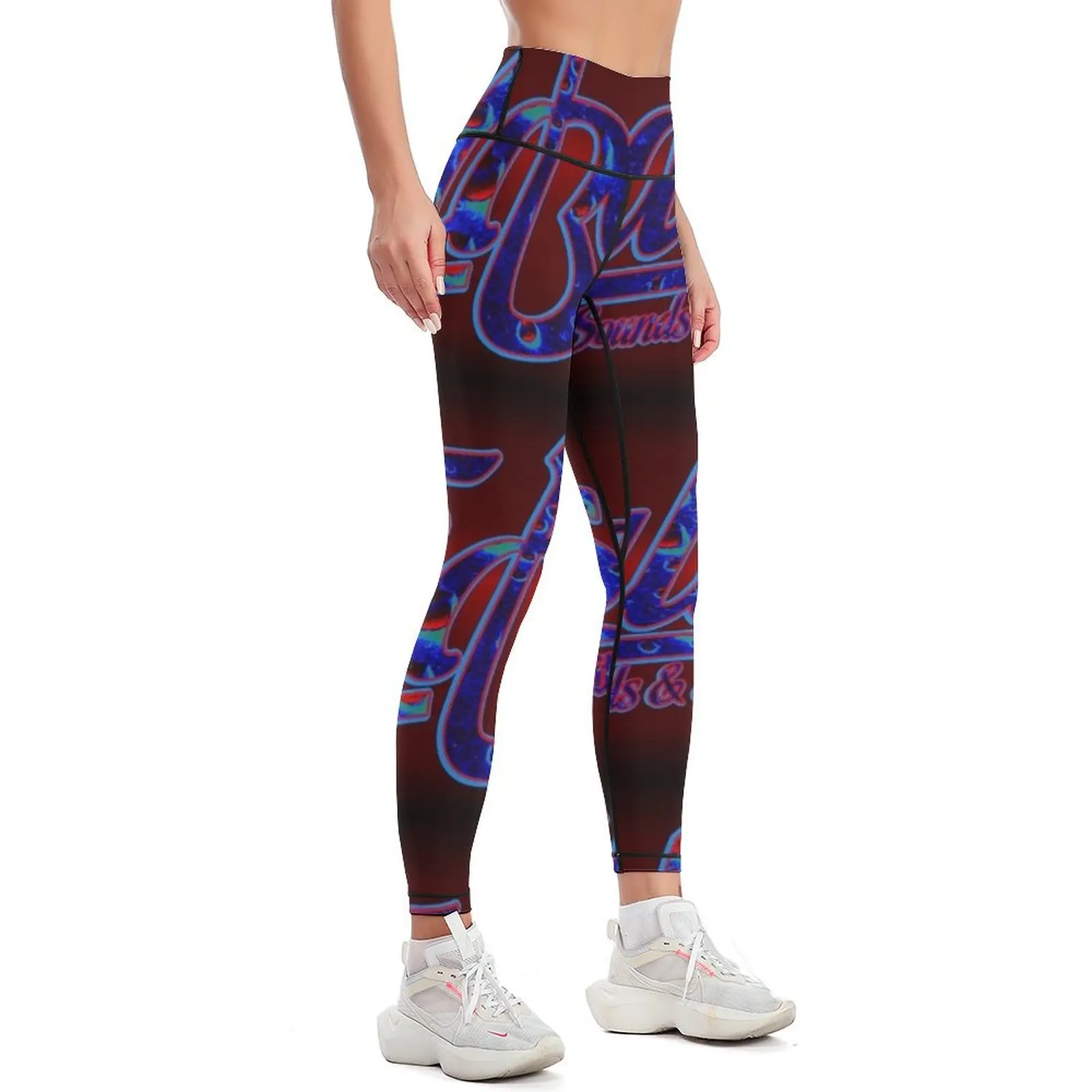 Tidball's Red Horizon Leggings sports for gym gym clothing sportswear woman gym 2024 Womens Leggings