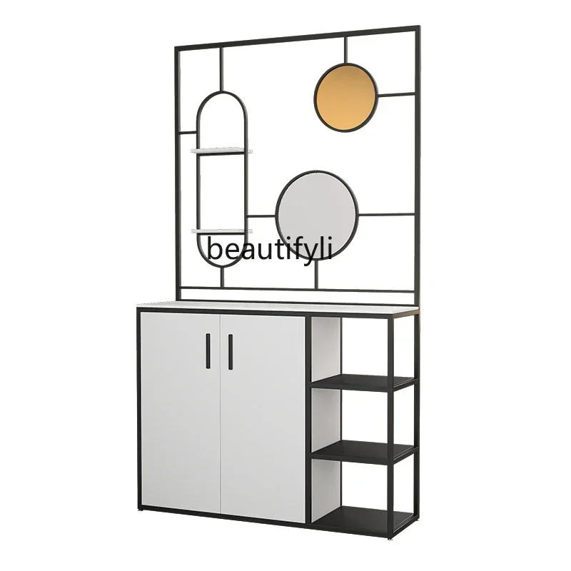 M182 Nordic Home Entrance Cabinet Modern Simple Home Living Room Subareas Screens Blocking Lobby Locker