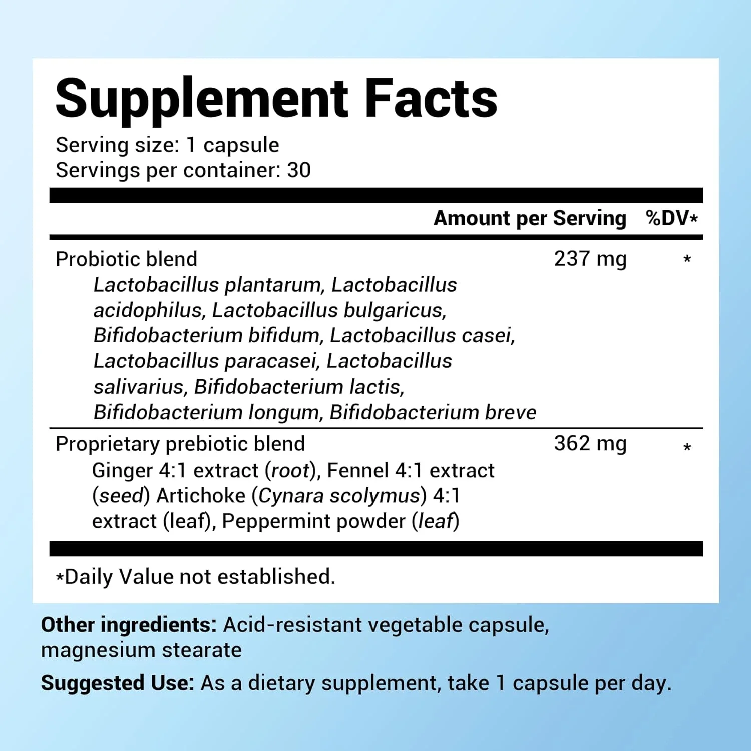 Probiotics 60 Billion - Help with Intestinal Health, Nutrient Digestion, Weight Management, Bloating Relief, Calorie Control