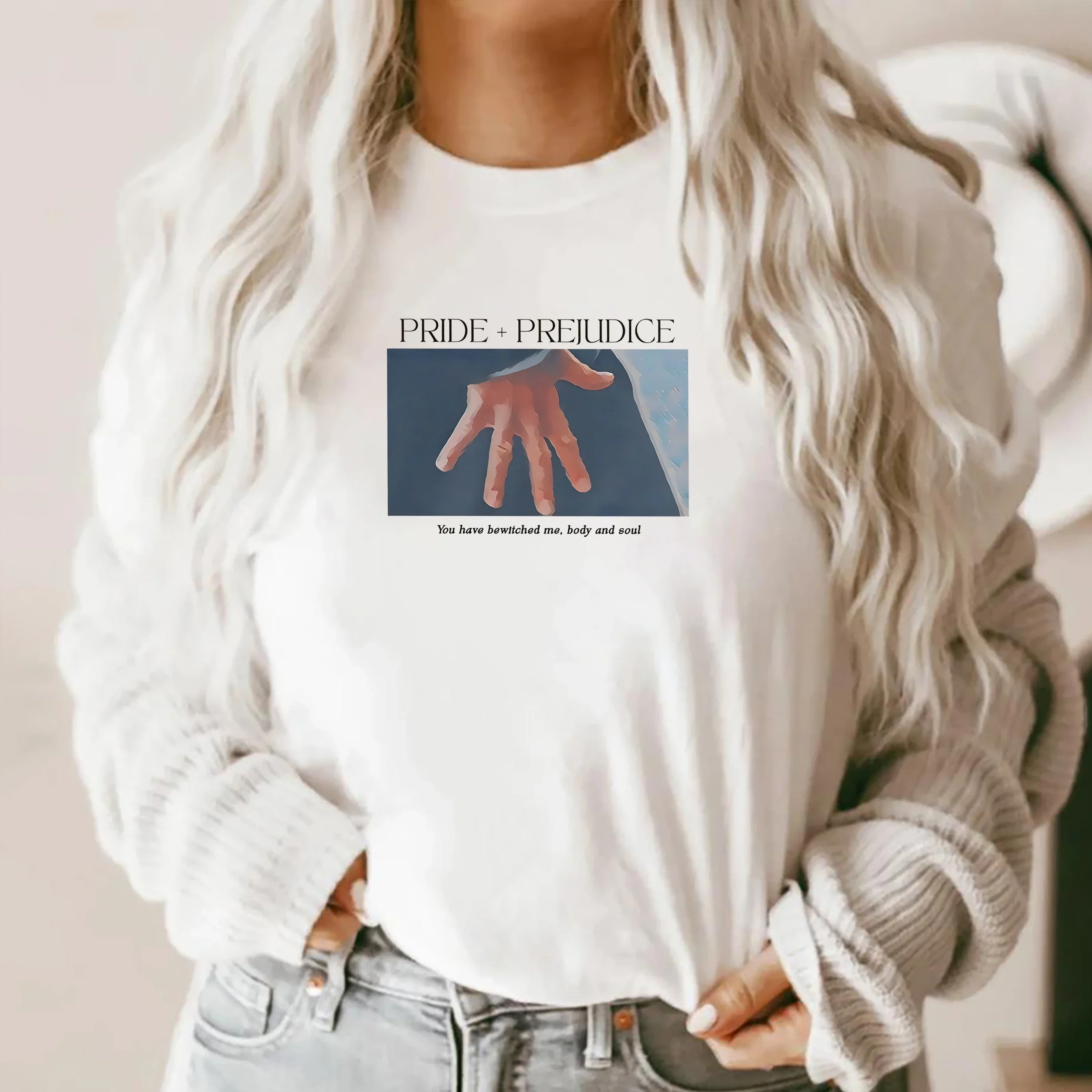Elizabeth Bennet Chemise Bookish Tee Chemise décontractée drôle Fierté et préjugés Main Flex Scene Chemise Fitzwilliam Darcy Manches courtes