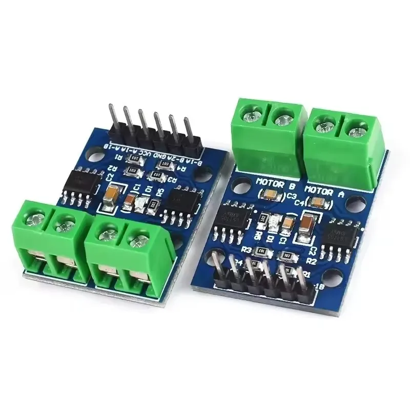 Motor Driver Board - L9110S HG7881 Dual-Channel H-Bridge Module with Overheat Protection for Smart Cars & DIY Robotics