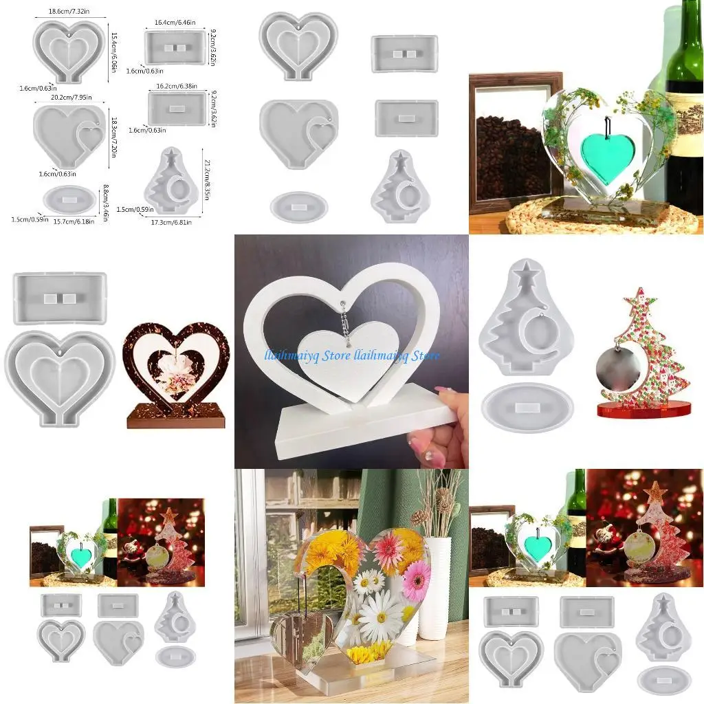 

573b Двойная каркасная картина с двойной сердце