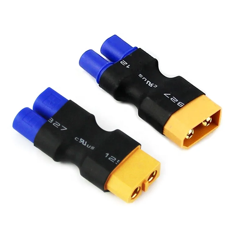 

10 шт. Amass XT60 к EC3 адаптер беспроводной преобразовательный разъем для радиоуправляемого самолета и вертолета Lipo аккумуляторные детали