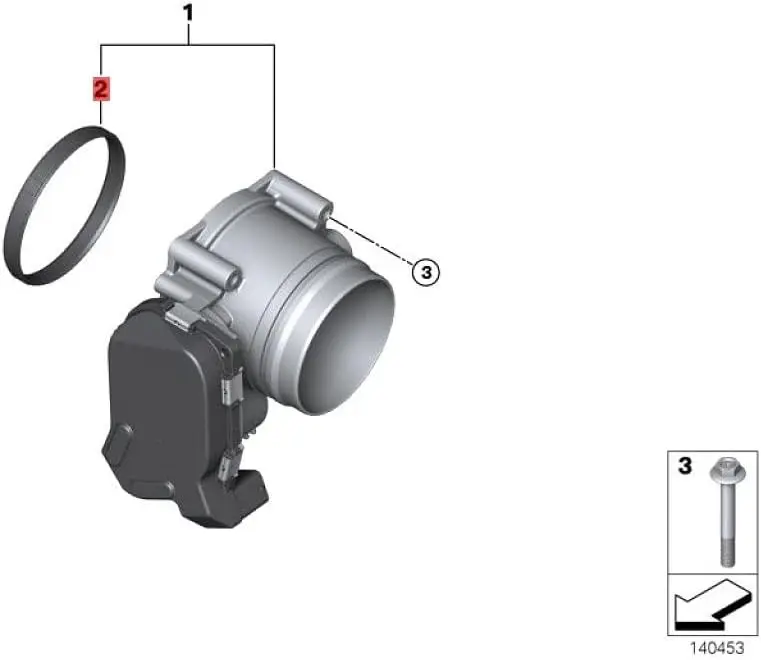 LINK-LOCK Sealing Ring Throttle Sealing Gasket 13547522361 13547582931 for BMW N52 N54 N55