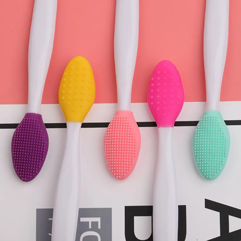 1PC Schönheit Hautpflege Gesicht Waschen Silikon Pinsel Peeling Nase Sauber Mitesser Entfernung Pinsel Werkzeuge Mit Ersatz Kopf