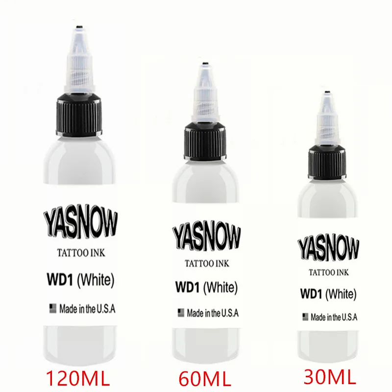 

1pc 30/60/120/250ML White Tattoo Ink,Professional Tattoo Pigment,Tattoo Ink Microblading Pigment Black Tattoo Ink Body Art