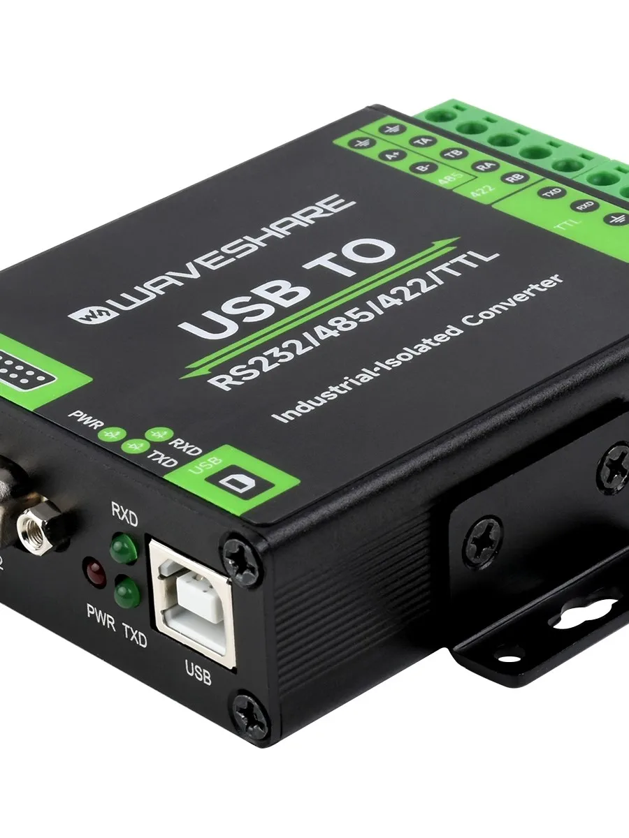 Waveshare FT232RNL USB TO RS232/485/422/TTL Konwerter interfejsu, izolacja przemysłowa, kompatybilny z wieloma systemami operacyjnymi — zdjęcie produktu 7