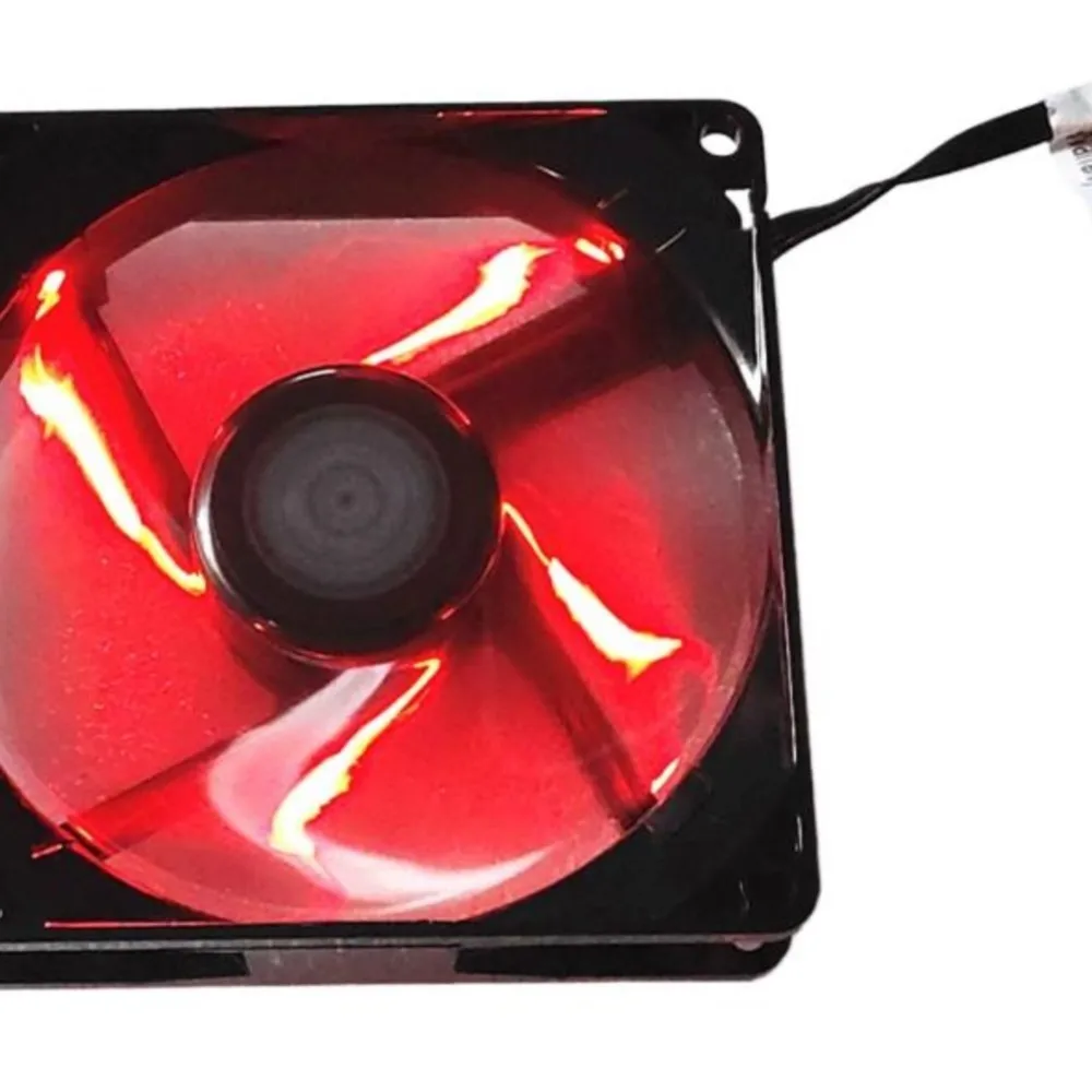 

DF0922512RFHN New 9025 9cm Fan 12V 0.26a 4-Wire Speed Control Led Red Light cooling fan