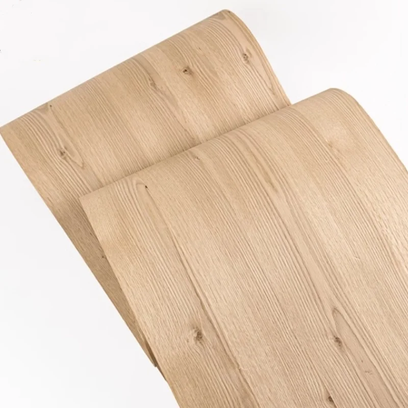 

Natural Stuttering Oak Wood Veneer Solid Oak Veneer Interior Decoration Veneer L: 2-2.5Meters/pcs Width: 58cm T: 0.5mm