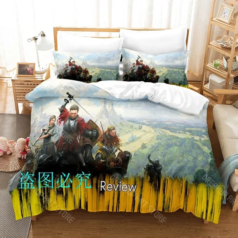 2026 3D Print Kingdom Come Deliverance II Bedding Set Single Twin Full Queen King Size Bed Set Adult Kids Bedroom Duvetcover Set