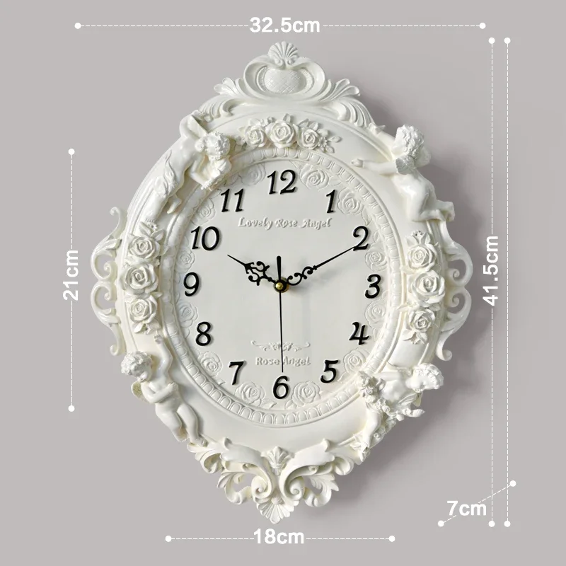 

European Living Room Nordic Wall Clock Unique Modern Luxury Home Decor Clock Vintage Design Antique Horloge Murale Furniture