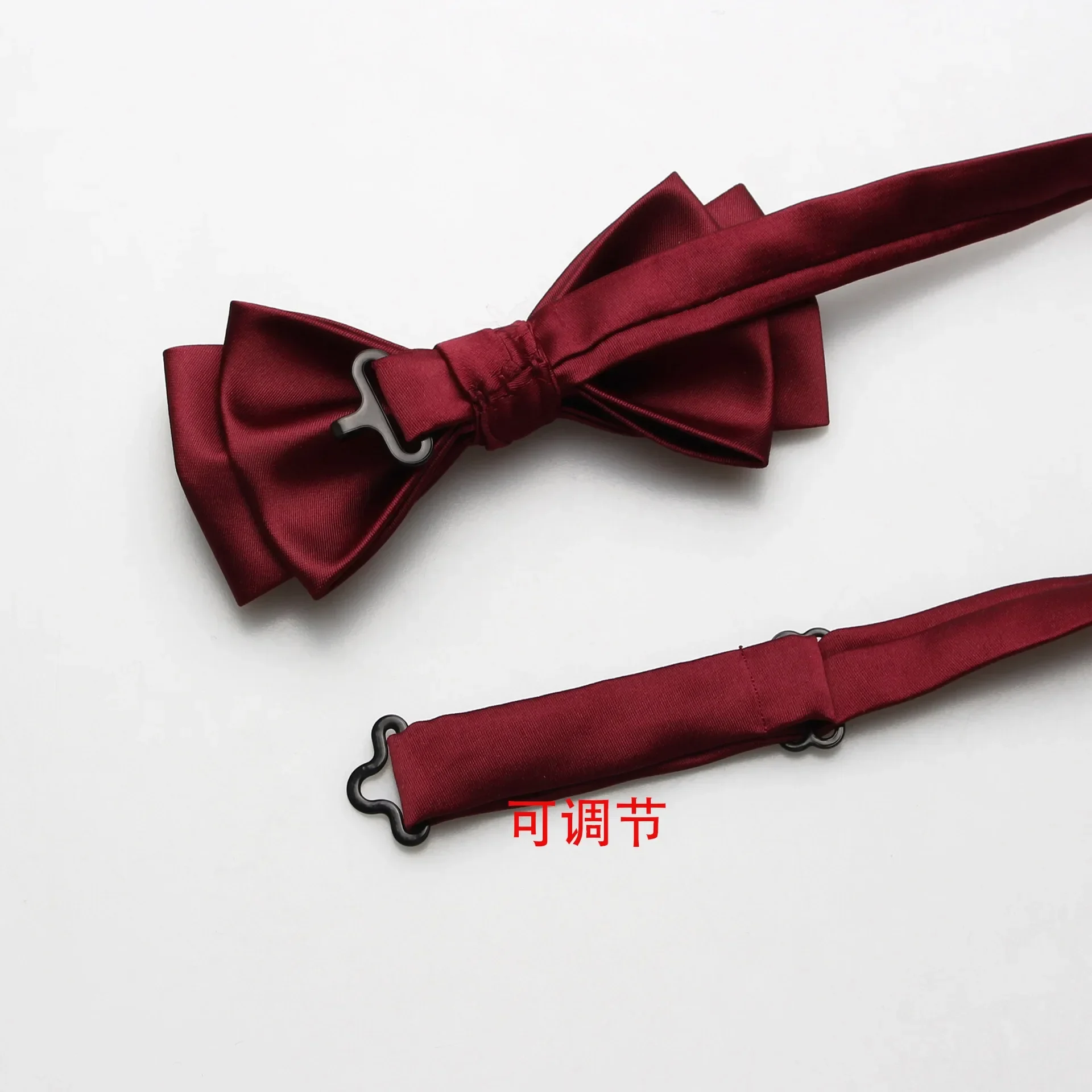 Reusable blue red wool Women children velvet boy girl men flexible green color bow tie black accessories