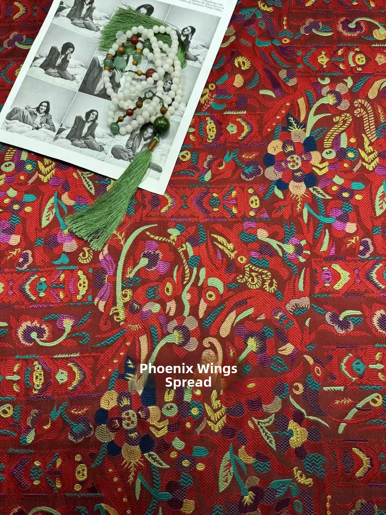 

New 2026 Mixed Fiber Color Woven Embroidered Silk Fabric for Dress Shirt DIY Handcraft Professional Design Home Decor
