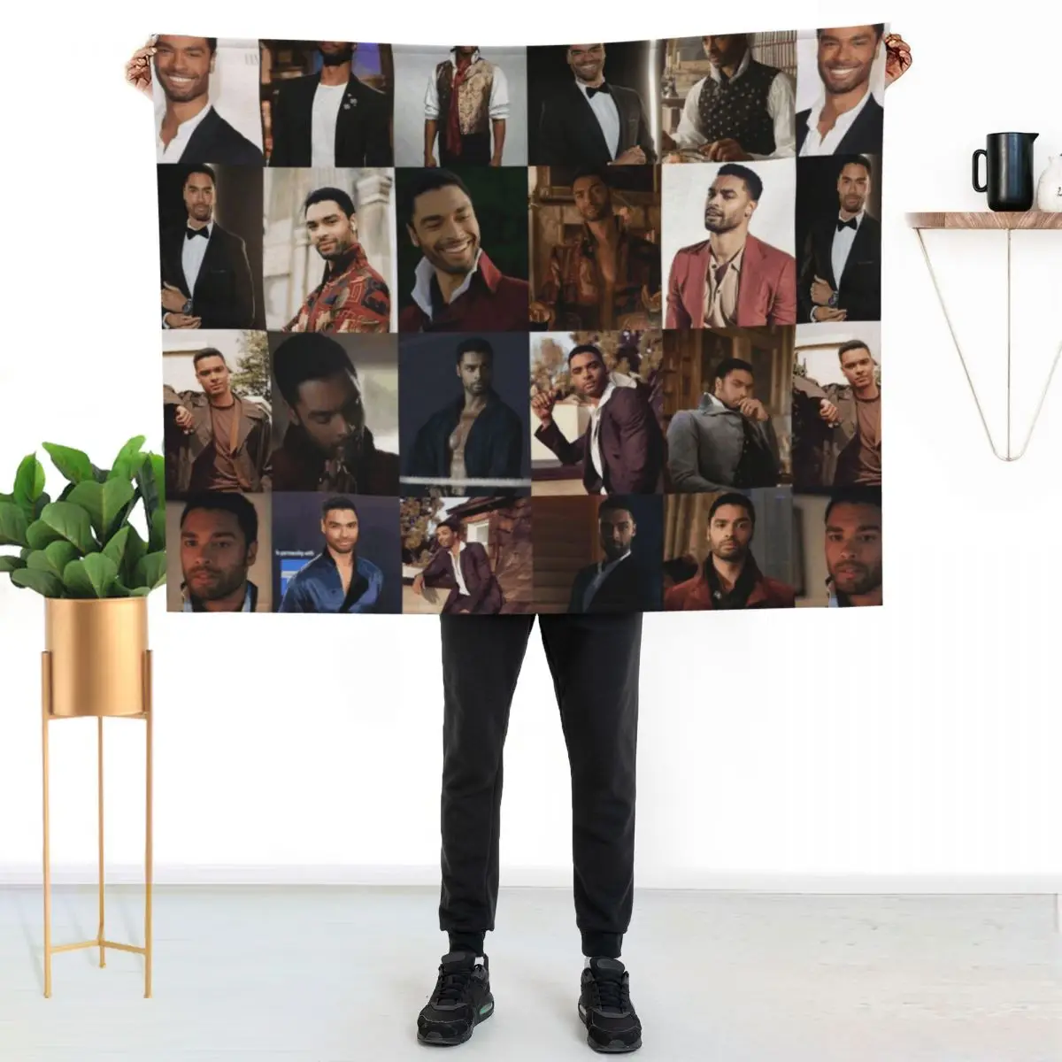 

Rege Jean Page Throw Blanket Machine Washable Soft Warm Blanket