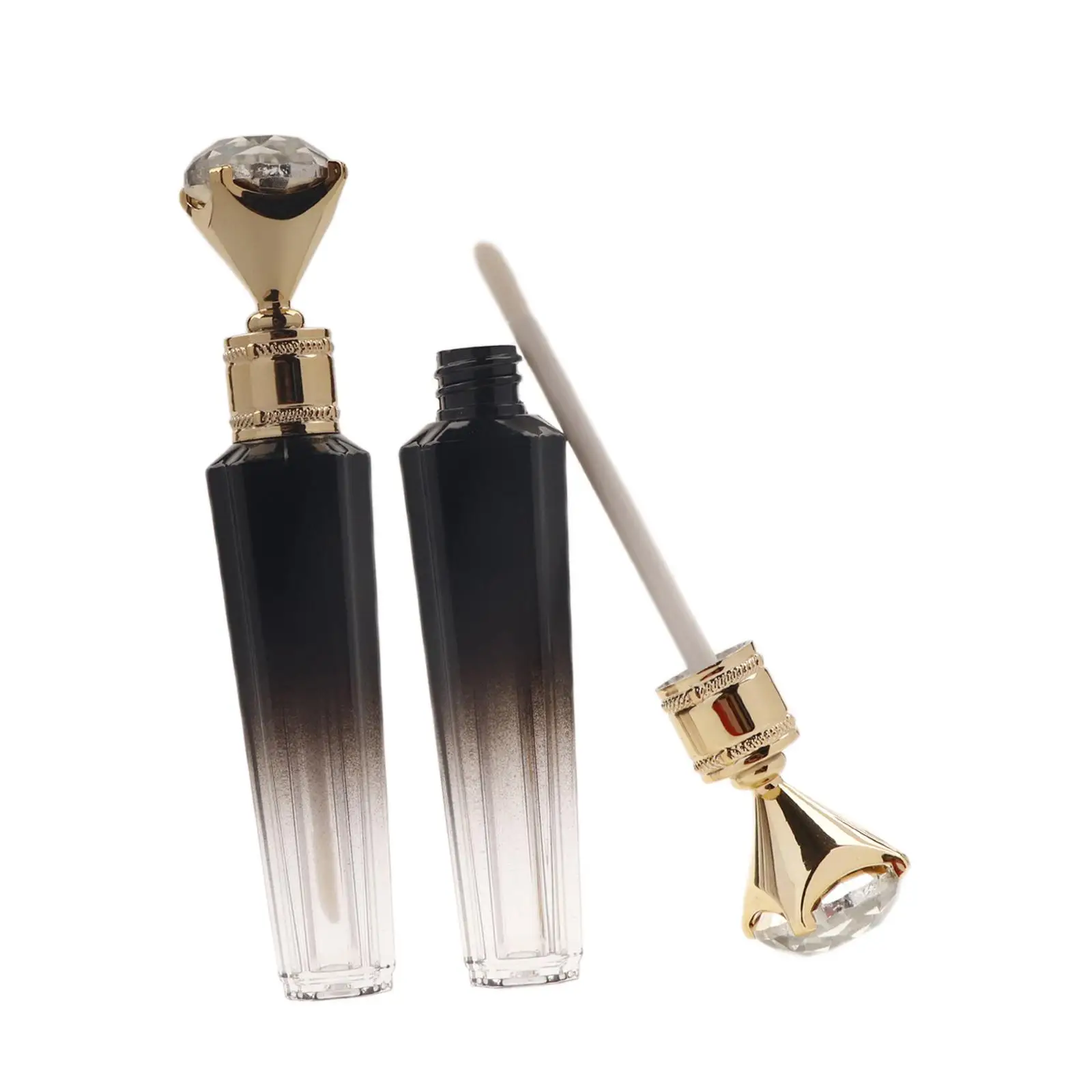 Tubes de brillant à lèvres vides de taille de voyage, conteneurs de baume à lèvres réutilisables pour cosmétiques, bricolage et emballage d'échantillons