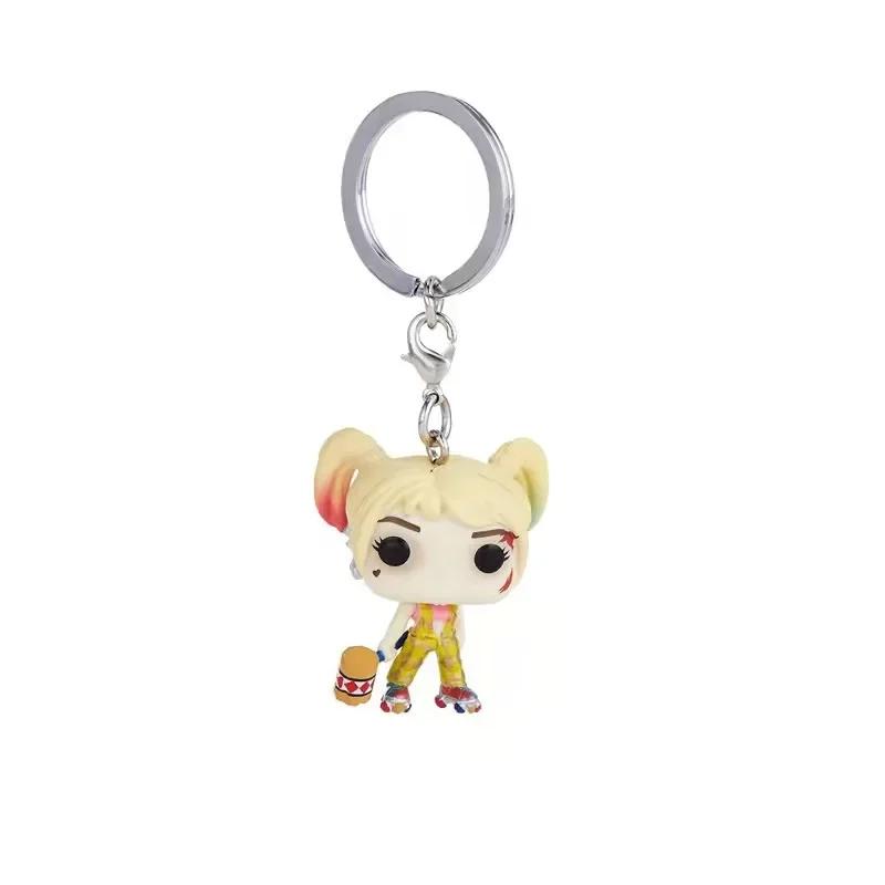 Funko POP Pennywise Ghost Face Chucky Joker Harley Quinn Roller Skater Keychain Action Figures Collection Model Toys For Gift