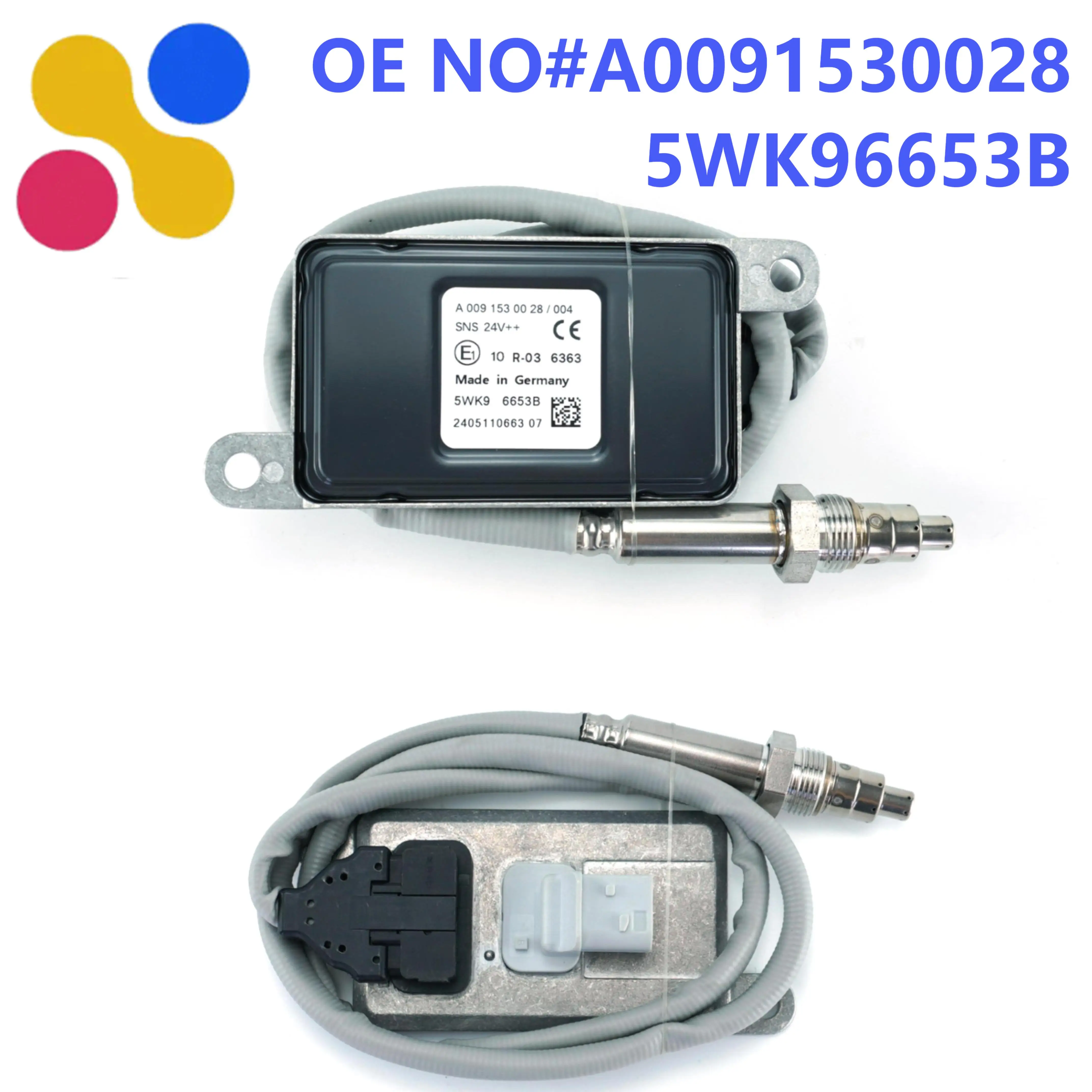 

5WK96653B A0091530028 Датчик кислорода азота 5WK9 6653B Датчик NOX высшего качества для Mercedes-Benz Actros MP4 Euro6 Запчасти для грузовиков