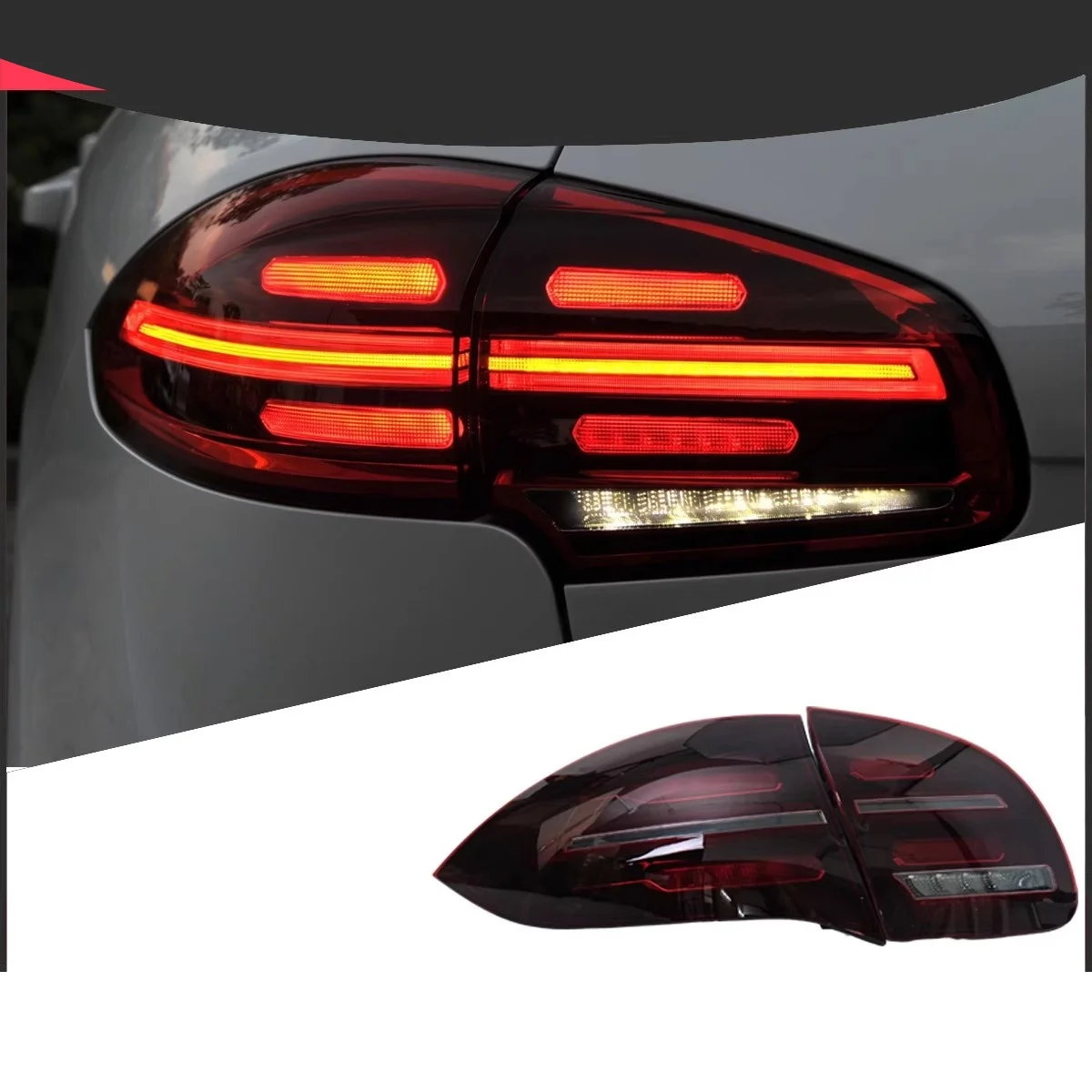 

LED Taillight Assembly for Porsche Cayenne 2011-2014 Modified DRL Turn Signal Brake Light Car Accessories