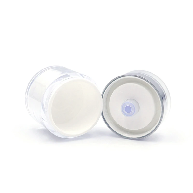 Versatile Travel Lotion Containers, Refillable Pump Jars Made Of Acrylic For Thick Moisturizer. image 3