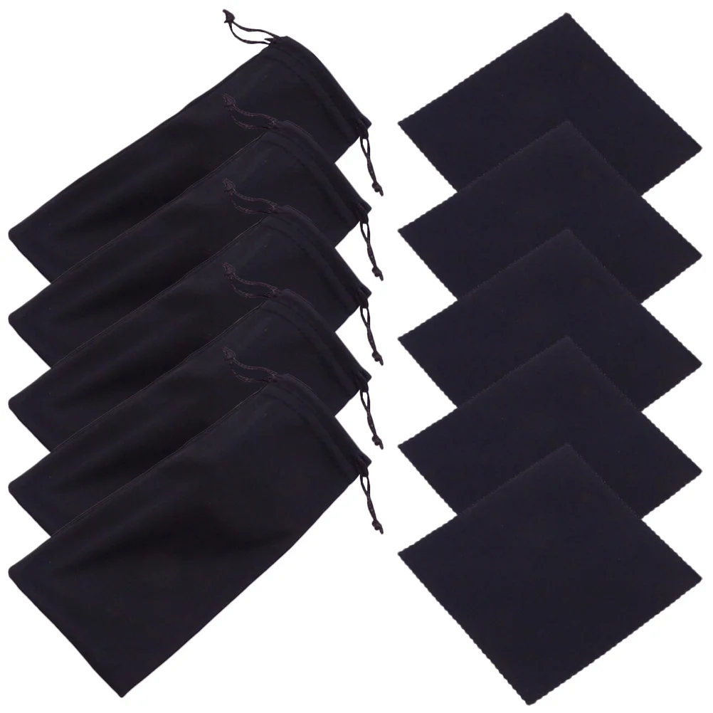 20 مجموعة من حقيبة النظارات القابلة لإعادة الاستخدام، حامل النظارات الشمسية المزخرف الأنيق، مادة اللباد، حقيبة سفر مدمجة، حقيبة نظارات