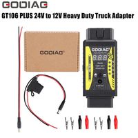 GODIAG GT106 PLUS 24V to 12V Heavy Duty Truck Universal Converter Adapter for X431 easydiag/Thinkcar2/ Thinkdiag