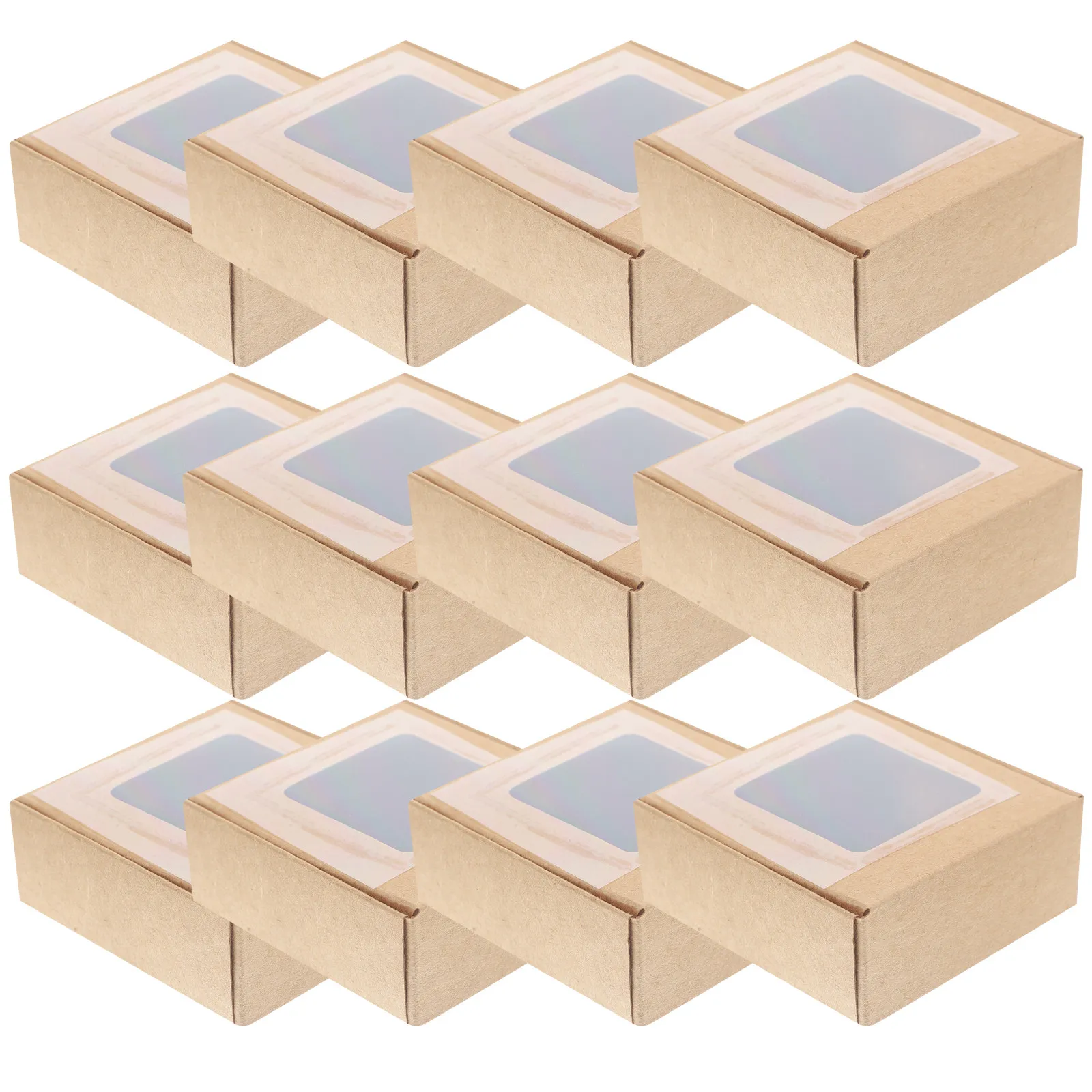 

20 шт. подарочных коробок из премиальной бумаги, многофункциональные футляры для хранения и демонстрации ювелирных изделий, портативные органайзеры для упаковки подарков