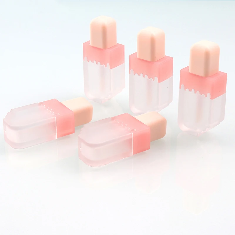 5ml Empty Lip Gloss Tube Ice Cream Refillable Lip Balm Bottle DIY Container Portable Bottles Lipgloss Tubes