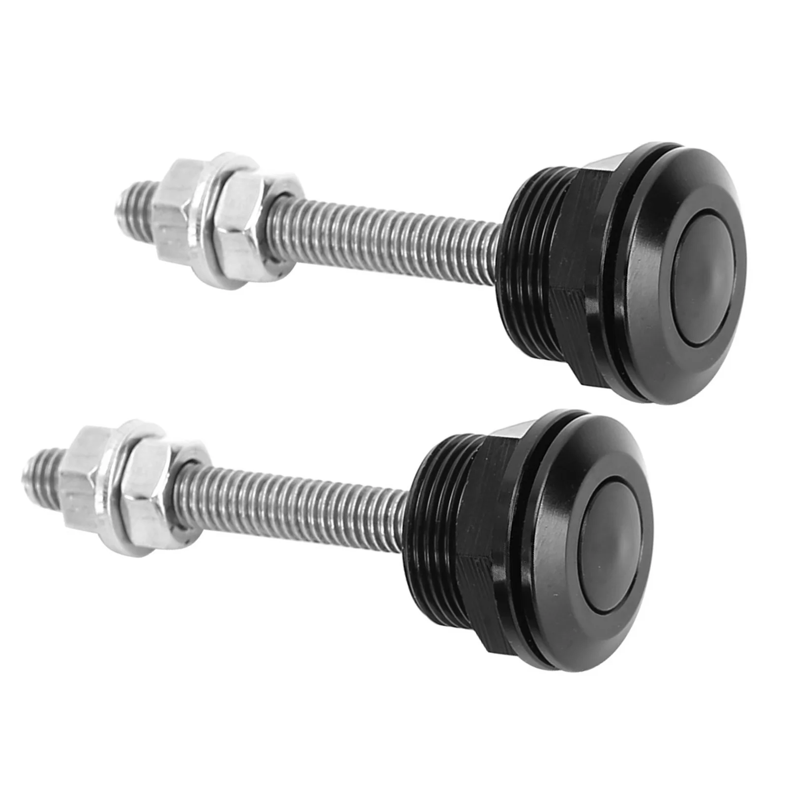2Pcs Haube Pin Motorhaube Lock Quick Release Push Button Stoßstange Clip Riegel Motorhaube Lock Stoßstange Clip Riegel Haube Lock Clip