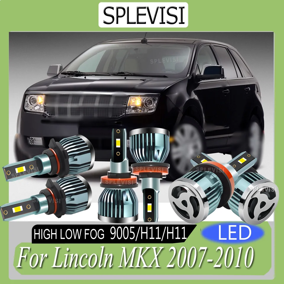 

12v Dust-Proof Waterproof Shockproof Durable & Strong LED Headlight high low beam foglight For Lincoln MKX 2007 2008 2009 2010