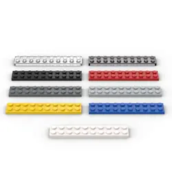 MOC 10PCS 3832 2x10 타이어 플레이트 빌딩 블록 키트 하이테크 보드 라이트 패널 벽돌 입자 장난감 어린이 생일 아이 선물
