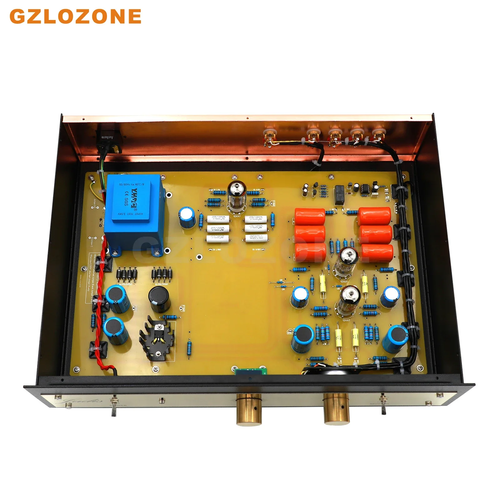 GZLOZONE HIEND DP-60L مضخم أنبوبي ECC82+ECC83 قاعدة أنبوب Preamp على دائرة Jadis مع مدخلات 4 اتجاهات #3